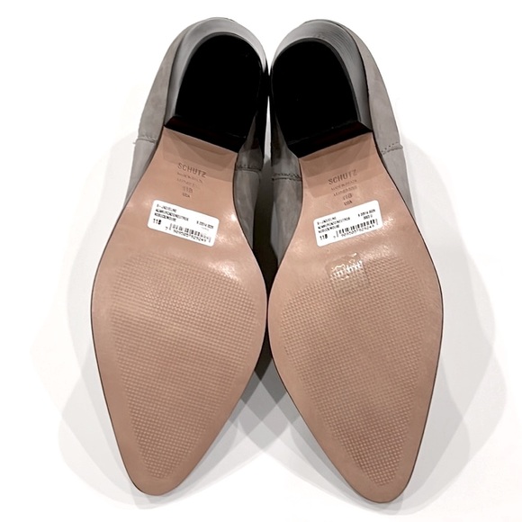 SCHUTZ Jacqueline Nubuck Suede Leather Bootie NWT - Picture 5 of 11